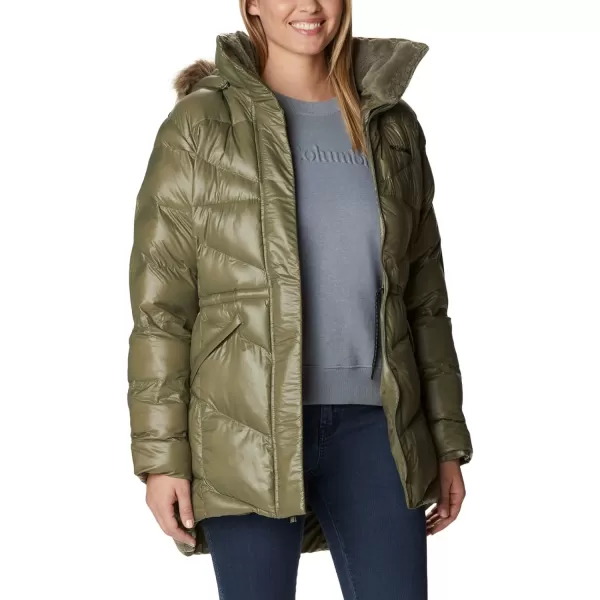 Columbia Womens Peak to Park Ii Mid Insulated JacketStone Green Gunmetal