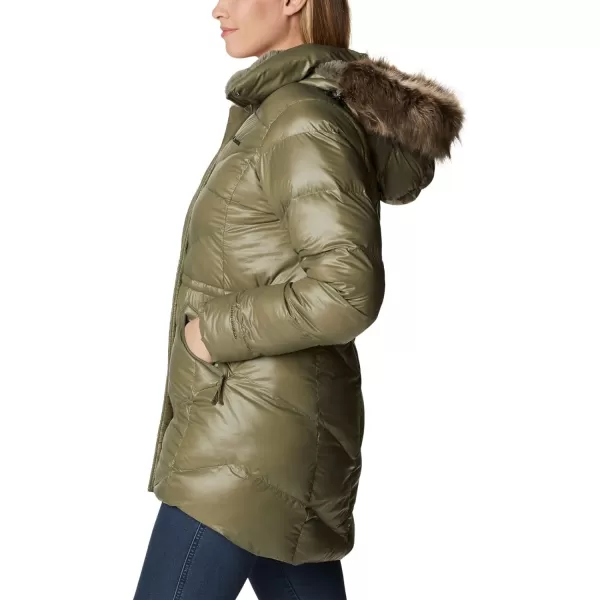 Columbia Womens Peak to Park Ii Mid Insulated JacketStone Green Gunmetal