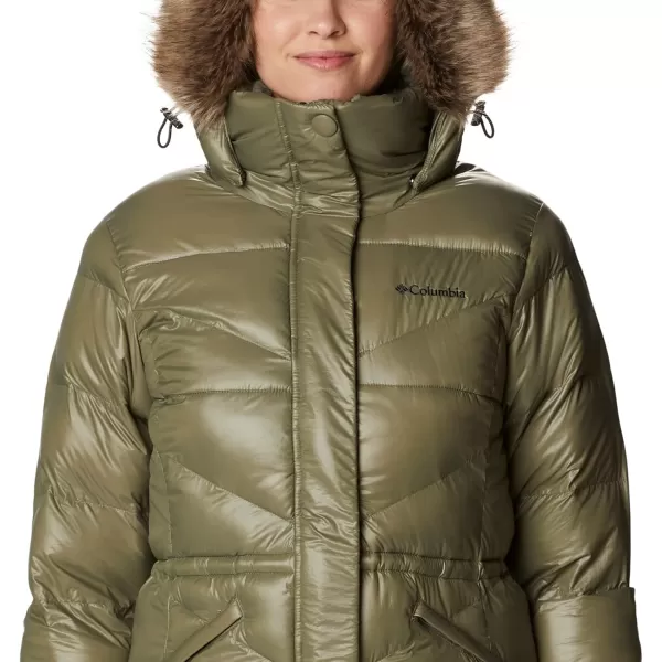 Columbia Womens Peak to Park Ii Mid Insulated JacketStone Green Gunmetal