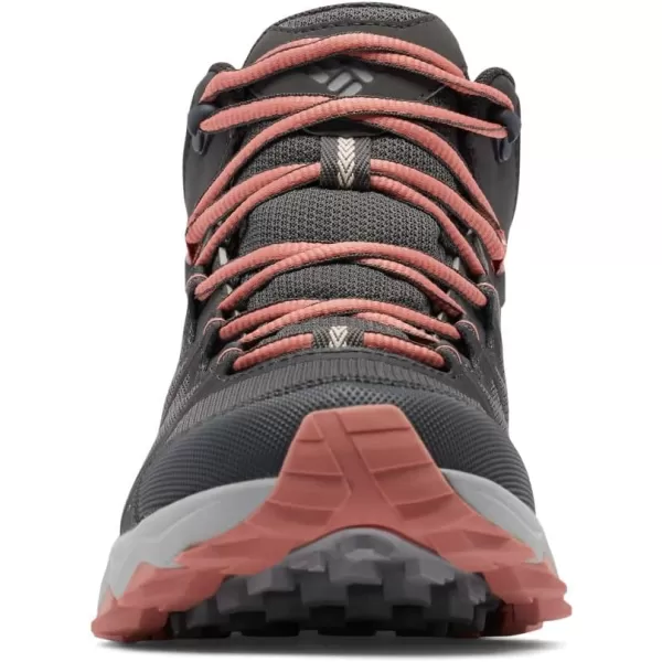 Columbia Womens Peakfreak Ii Mid Outdry Hiking ShoeDark GreyDark Coral