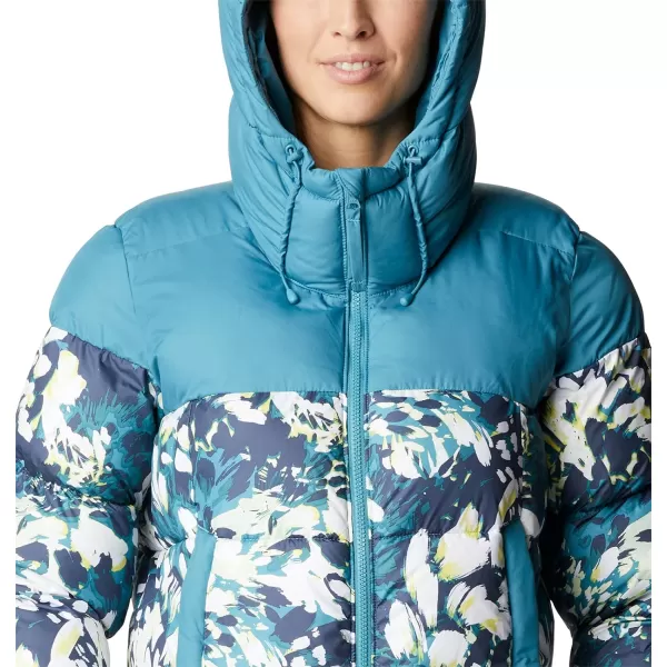 Columbia Womens Pike Lake Ii Insulated JacketCanyon BlueCanyon Blue Florescence