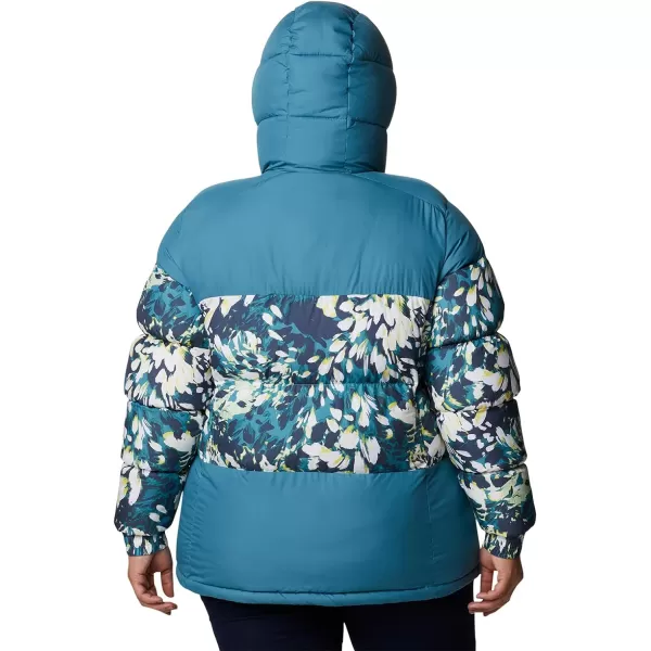 Columbia Womens Pike Lake Ii Insulated JacketCanyon BlueCanyon Blue Florescence