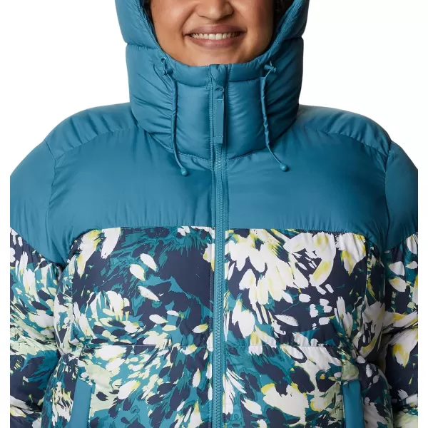 Columbia Womens Pike Lake Ii Insulated JacketCanyon BlueCanyon Blue Florescence