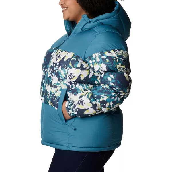 Columbia Womens Pike Lake Ii Insulated JacketCanyon BlueCanyon Blue Florescence