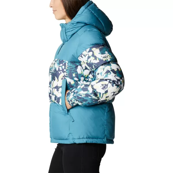 Columbia Womens Pike Lake Ii Insulated JacketCanyon BlueCanyon Blue Florescence