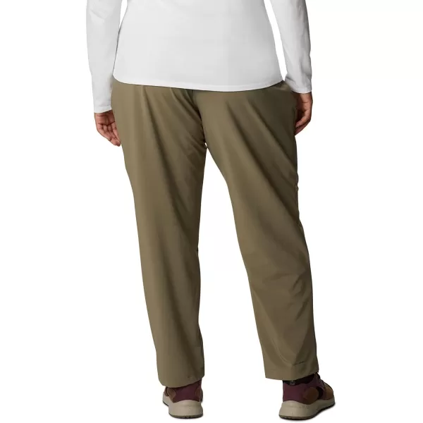 Columbia Womens Pleasant Creek Core PantStone Green