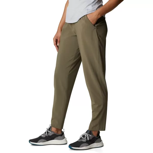 Columbia Womens Pleasant Creek Core PantStone Green