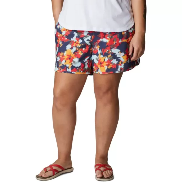 Columbia Womens Pleasant Creek Stretch ShortNocturnal Typhoon Blooms Multi