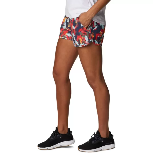 Columbia Womens Pleasant Creek Stretch ShortNocturnal Typhoon Blooms Multi