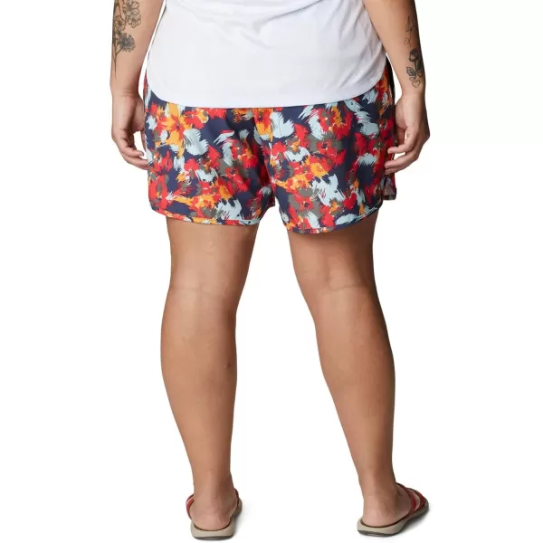 Columbia Womens Pleasant Creek Stretch ShortNocturnal Typhoon Blooms Multi