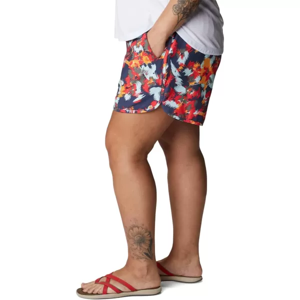 Columbia Womens Pleasant Creek Stretch ShortNocturnal Typhoon Blooms Multi