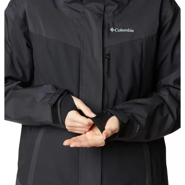 Columbia Womens Point Park Insulated JacketBlack Sheen Black