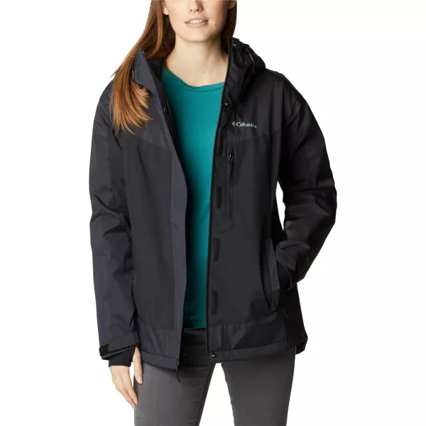 Columbia Womens Point Park Insulated JacketBlack Sheen Black