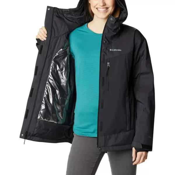 Columbia Womens Point Park Insulated JacketBlack Sheen Black