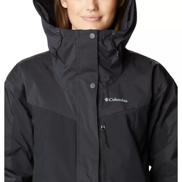 Columbia Womens Point Park Insulated JacketBlack Sheen Black