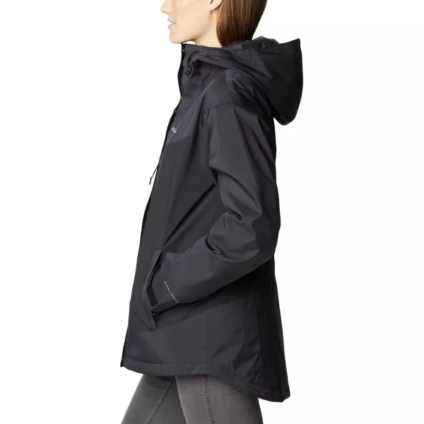 Columbia Womens Point Park Insulated JacketBlack Sheen Black