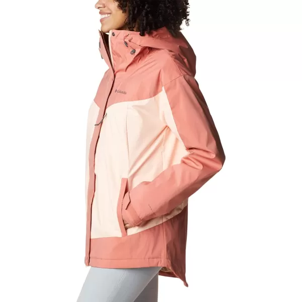 Columbia Womens Point Park Insulated JacketDark Coral SheenPeach Blossom