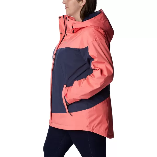 Columbia Womens Point Park Insulated JacketNeon Sunrise SheenNocturnal