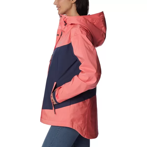 Columbia Womens Point Park Insulated JacketNeon Sunrise SheenNocturnal