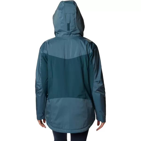 Columbia Womens Point Park Insulated JacketNight Wave Sheen Night Wave