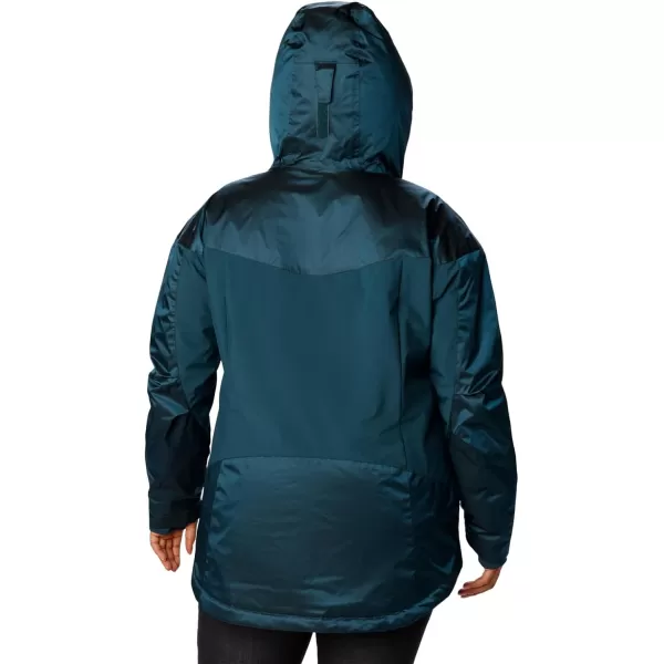 Columbia Womens Point Park Insulated JacketNight Wave Sheen Night Wave