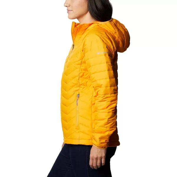 Columbia Womens Powder Lite Hooded JacketBright Marigold