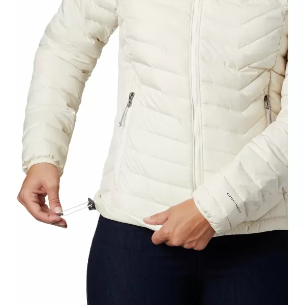 Columbia Womens Powder Lite Hooded JacketChalk