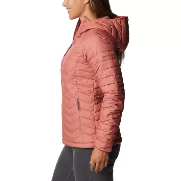 Columbia Womens Powder Lite Hooded JacketDark Coral