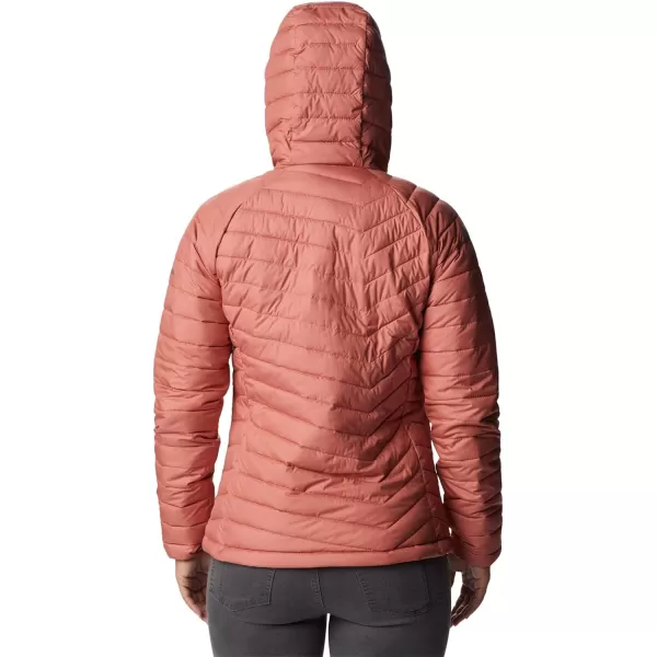 Columbia Womens Powder Lite Hooded JacketDark Coral