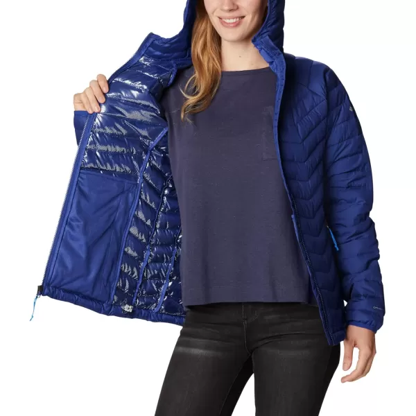 Columbia Womens Powder Lite Hooded JacketDark Sapphire