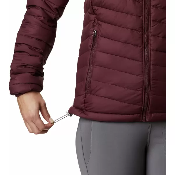 Columbia Womens Powder Lite Hooded JacketMalbec