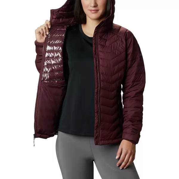 Columbia Womens Powder Lite Hooded JacketMalbec