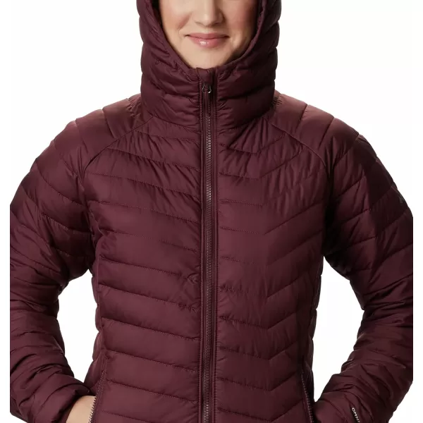 Columbia Womens Powder Lite Hooded JacketMalbec