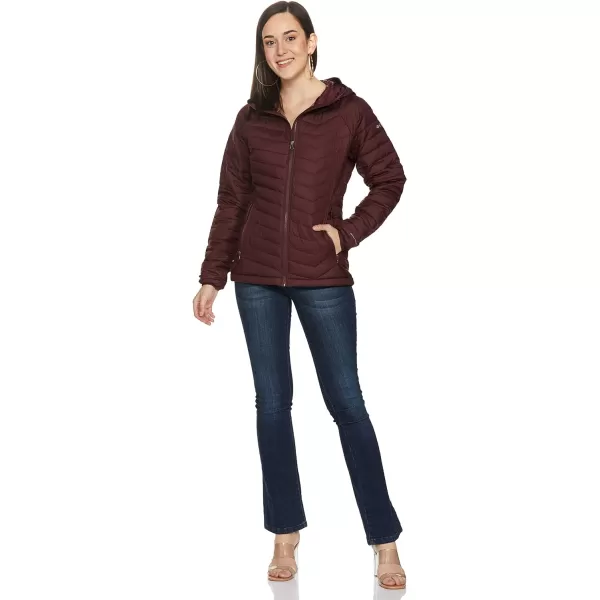 Columbia Womens Powder Lite Hooded JacketMalbec