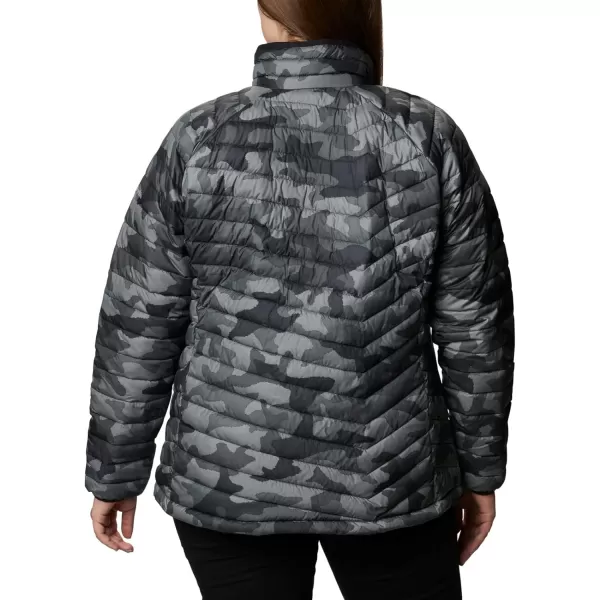 Columbia Womens Powder Lite JacketBlack Traditional Camo