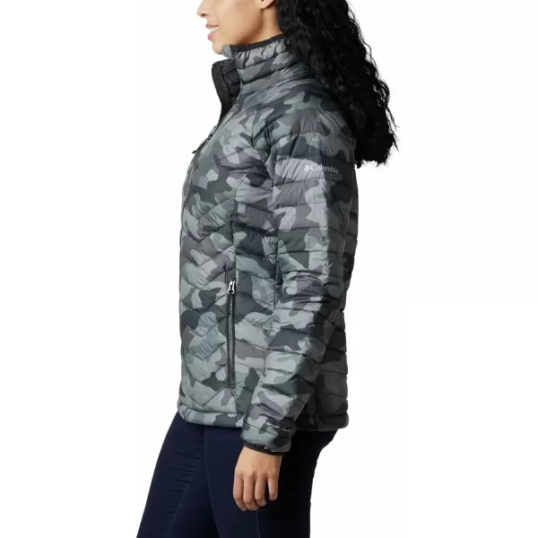 Columbia Womens Powder Lite JacketBlack Traditional Camo