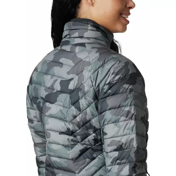 Columbia Womens Powder Lite JacketBlack Traditional Camo