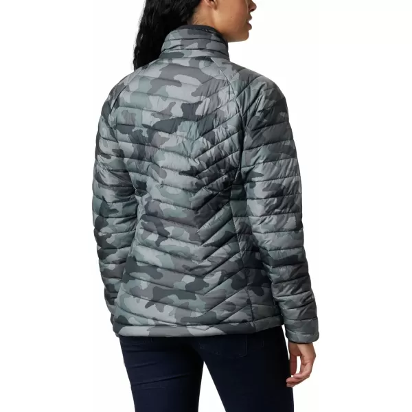 Columbia Womens Powder Lite JacketBlack Traditional Camo