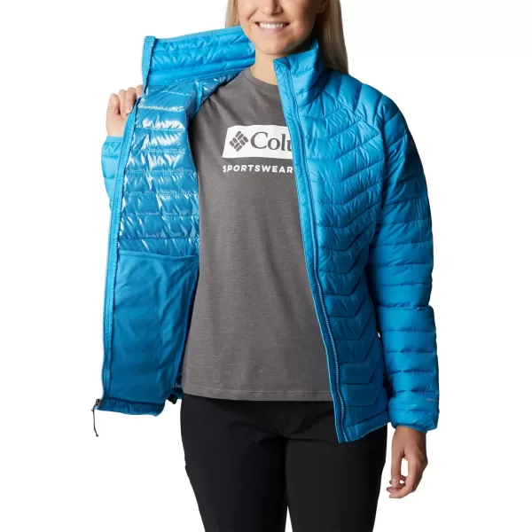 Columbia Womens Powder Lite JacketBlue Chill