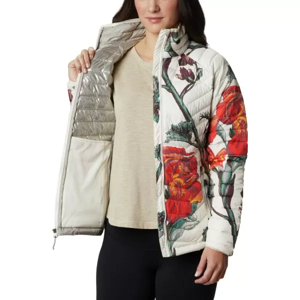 Columbia Womens Powder Lite JacketChalk Botanica Print