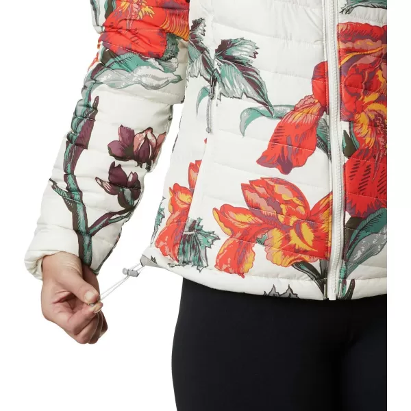 Columbia Womens Powder Lite JacketChalk Botanica Print