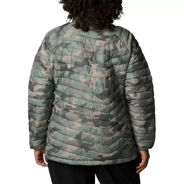 Columbia Womens Powder Lite JacketCypress Trad Camo Print