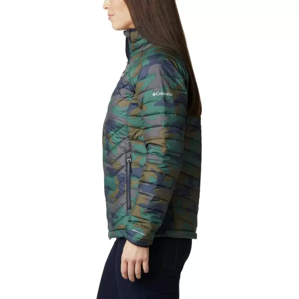 Columbia Womens Powder Lite JacketDark Nocturnal Traditional Camo Print