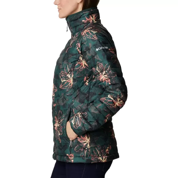 Columbia Womens Powder Lite JacketSpruce Aurelian Print