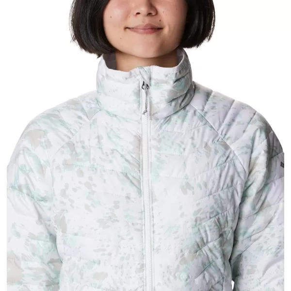 Columbia Womens Powder Lite JacketWhite Flurries Print