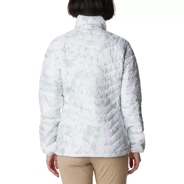 Columbia Womens Powder Lite JacketWhite Flurries Print