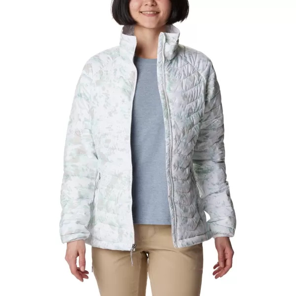 Columbia Womens Powder Lite JacketWhite Flurries Print