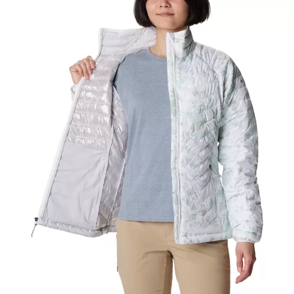 Columbia Womens Powder Lite JacketWhite Flurries Print