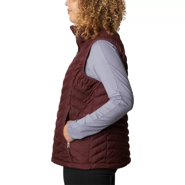 Columbia Womens Powder Lite VestMalbec
