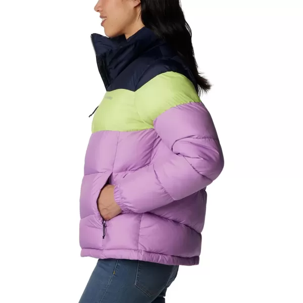 Columbia Womens Puffect Color Blocked JacketGumdropTippetDark Nocturnal